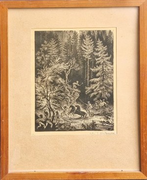 Zofia Fijałkowska, Napad zbójników, 1951 r.