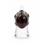 Ring with rhodonite, ORNO, Poland, ca. 1970