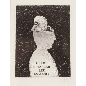 Stasys Eidrigevicius (né en 1949 à Mediniskiai, en Lituanie), Exlibris de Geert H. Van Der Zee