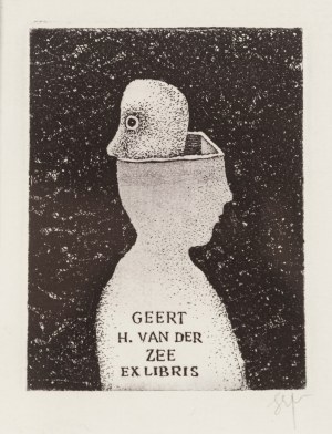 Stasys Eidrigevicius (ur. 1949, Mediniszki na Litwie), Exlibris Geert H. Van Der Zee