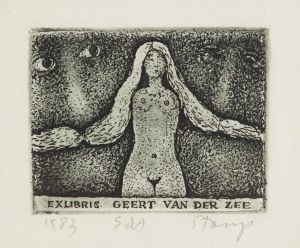 Stasys Eidrigevicius (ur. 1949, Mediniszki na Litwie), Ex libris Geert van der Zee, 1983