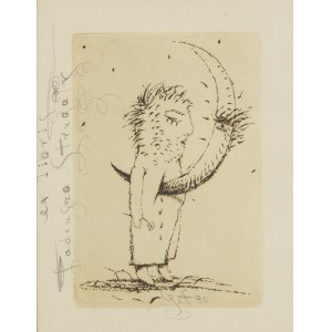 Eugeniusz Get-Stankiewicz (1942, Oszmiany, near Vilnius – 2011, Oszmiany, near Vilnius), Ex Libris by Tadeusz Strugała, 1990