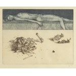 Leszek Rózga (1924, Zgierz – 2015, Łódź), "Cigarette Butts and Apple Cores," 1972