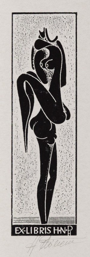 Henryk Płóciennik (1933 Łódź - 2020 ), Ex libris