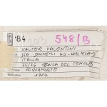 Walter Valentini (1928 Pergola, Włochy - 2022 Mediolan, Włochy), Stanza del tempo B, 1984
