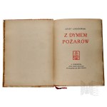 [RESCUING JEWS - ALEKSANDER ŁADOŚ - 1891 Lviv - 1963 Warsaw] Józef Łobodowski (1909, Purwiszki - 1988, Madrid) - 1941 - A book signed by Samuel Tyszkiewicz—*Z Dymem Pożarów* (Nice, Oficyna Florencka, Ładoś Group)