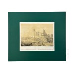 Napoleon ORDA (1807, Vorochevichi – Warsaw, 1883) - Print: Card from the Album of Views of the Duchy of Poznań and West Prussia: Radzyń (Chełmno), Ruins of the Teutonic Castle, Romanticism, Old Poland