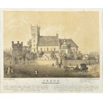 Napoleon ORDA (1807, Vorochevichi – Warsaw, 1883) – Print: A Card from the Album of Views of the Duchy of Poznań and West Prussia: Środa, Castle; Romanticism; Old Poland