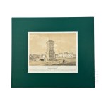 Napoleon ORDA (1807 Worocewicze - Warszawa 1883) - Grafika Karta z Albumu Widoków Księstwa Poznańskiego i Prus Zachodnich: Inowrocław, Wieża Ratuszowa, Romantyzm, Dawna Polska