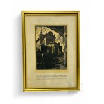 Tadeusz Cieślewski (Son) [1895–1944] — Painting: The Bernardine Church in Warsaw, Woodcut on Paper