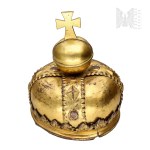 18./19. Jahrhundert – Vergoldete Metallkrone für eine Heiligenfigur (?) – (Sakrale, liturgische und kirchliche Kunst)