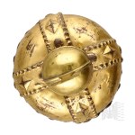 18./19. Jahrhundert – Vergoldete Metallkrone für eine Heiligenfigur (?) – (Sakrale, liturgische und kirchliche Kunst)