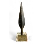Stanisław Michalik (1941–2001) - Poland - 1996 - The Yotvingian Spear, Suwałki Voivode’s Award, 3rd Kaunas International Fair, Bronze Figure (Sculpture, Contemporary Art)