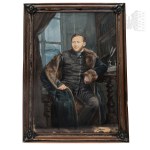 The Kingdom of Poland - 19th Century - Portrait of a Landowner / Official in a Fur Coat (Aristocracy, Society of the Kingdom of Poland, Photography, Photograph)
