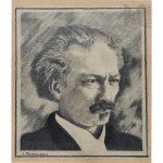 Kaniewski - Poland - 20th century - Portrait of Ignacy Jan Paderewski on Paper