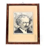 Kaniewski - Poland - 20th century - Portrait of Ignacy Jan Paderewski on Paper