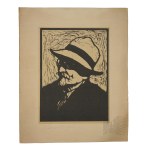 Edward Czerwiński (1892 Warszawa - Warszawa 1966) - Polska - 1934 - Portret Leona Wyczółkowskiego (Towarzystwo Polskie Literacko-Artystyczne, Warszawska Szkoła Sztuk Pięknych, Pracownia Grafiki Leona Wyczółkowskiego)