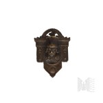 Poland - Early 20th Century - Patriotic Badge - Head of a Krakowiak (Patriotism, Patriotic, Krakowiaks, Regaining Independence)