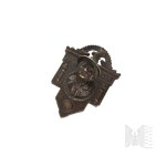 Poland - Early 20th Century - Patriotic Badge - Highlander's Head (Podhale, Patriotism, Patriotic Art, Regaining Independence, Highlanders)