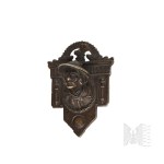 Poland - Early 20th Century - Patriotic Badge - Highlander's Head (Podhale, Patriotism, Patriotic Art, Regaining Independence, Highlanders)