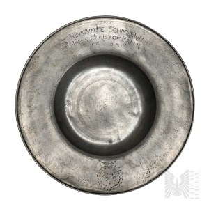 Germany - 1693–1707 - Tin Bowl/Plate - Hans Christoph Krahl, Kinigunte Schifnerin Leipe (Tableware)