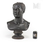 [BIAŁOGON (?) ]- XIX wiek - Popiersie - Car Aleksander I Romanow (Królestwo Kongresowe, Imperium Rosyjskie, Rosja, Russia)