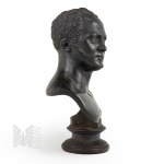 [BIAŁOGON (?) ]- XIX wiek - Popiersie - Car Aleksander I Romanow (Królestwo Kongresowe, Imperium Rosyjskie, Rosja, Russia)