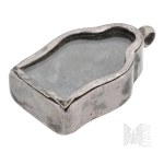 [BUDDHISM] Thailand - 19th/20th century - Buddhist amulet with an image of Phra Somdej in a silver setting (Phra Somdej Buddha, Bangkok)