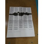 Graphic design of the 1989 calendar. DESIGN BY KRZYSZTOF TRUSZ