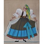 Zofia Stryjeńska (1891–1976), Silesian Wedding Attire, 1939