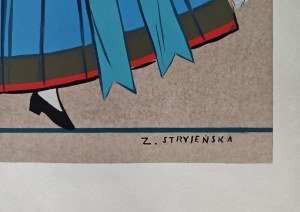 Zofia Stryjeńska (1891-1976), Ślubny strój śląski, 1939