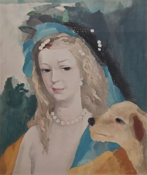 Marie Laurencin (1883-1956), Dziewczyna z psem