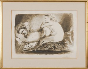 Pablo Picasso (1881-1973), Śpiący mężczyzna, 1967
