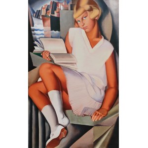 Tamara Łempicka (1898–1980), Kizette in a Pink Dress