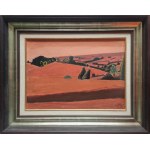 Henryk Hayden (1883–1970), Red Landscape, 1959