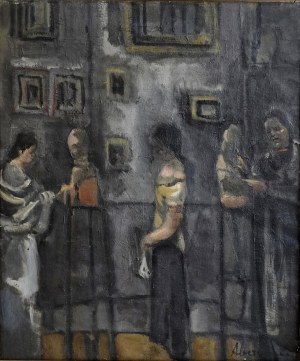 Alfred Aberdam (1894-1963), L’atelier de sculpt, lata 40. XX w.