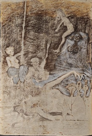 Jan Lebenstein (1930-1999), Kuszenie Św. Antoniego