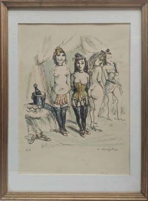 Tsuguharu Foujita (1886-1968), Prostytutki, 1963
