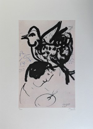 Marc Chagall (1887-1985), Malarz i kogut