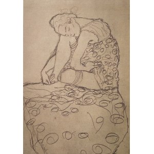Gustav Klimt (1862–1918), Sedící žena