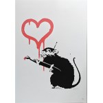 Banksy (b. 1974), "Love Rat"