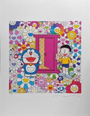 Takashi Murakami (ur. 1962), Anywhere Door (Dokodemo Door) in the Field of Flowers
