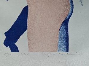 Lucjan Mianowski (1933-2009), Spacer, 1973