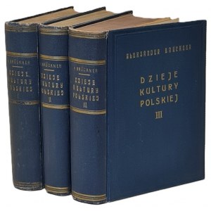 Alexander Bruckner - History of Polish Culture, Volumes I–III, 1931 edition
