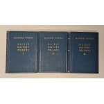 Alexander Bruckner - History of Polish Culture, Volumes I–III, 1931 edition