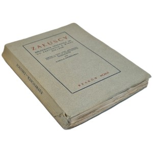 Karol ESTREICHER - THE ZAŁUSKIS. A Bibliography on the Załuski Family, published in 1952 [ILLUSTRATIONS]