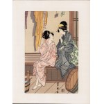 Utagawa Toyokuni I, “In the Bathhouse”—the third part of the triptych