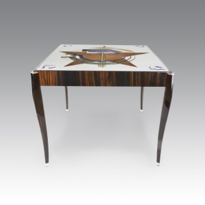 Celeste Dell'Anna (design by) “Turning The Tables” Side Table - Limited Edition Design: Red Star