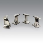 Chrome-plated metal bookends from the Ralph Lauren 2014 collection