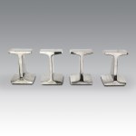 Chrome-plated metal bookends from the Ralph Lauren 2014 collection
